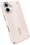 Speck Presidio 2 Grip Clicklock iPhone 16 hoesje beige
