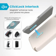 Speck Presidio 2 Pro Clicklock iPhone 16 hoesje beige