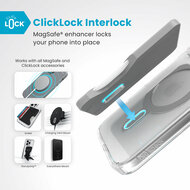 Speck Presidio Perfect Clear Clicklock iPhone 16 Plus hoesje transparant