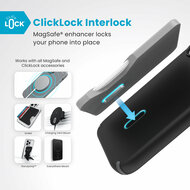 Speck Presidio 2 Pro Clicklock iPhone 16 Plus hoesje zwart