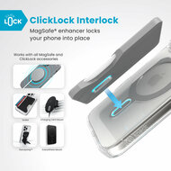Speck Presidio Perfect Clear Clicklock iPhone 16 Pro hoesje transparant
