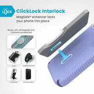 Speck Presidio 2 Grip Clicklock iPhone 16 Pro hoesje paars