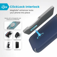 Speck Presidio 2 Pro Clicklock iPhone 16 Pro hoesje blauw