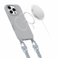 TechProtection iPhone 16 Pro hoesje met koord grijs