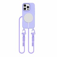 TechProtection iPhone 16 Pro hoesje met koord lavender