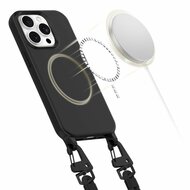 Tech Protection MagSafe iPhone 14 Pro hoesje met koord zwart