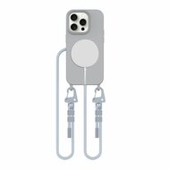 Tech Protection MagSafe iPhone 14 Pro hoesje met koord grijs