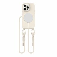 Tech Protection MagSafe iPhone 14 Pro hoesje met koord beige
