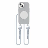 Tech Protection MagSafe iPhone 13 hoesje met koord grijs