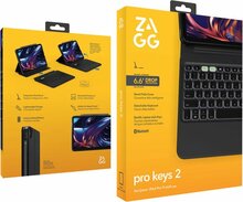 ZAGG Pro Keys iPad Pro 2024 11 inch toetsenbord hoesje Zwart