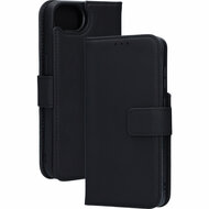 Mobiparts leren 2 in 1 Wallet iPhone 16e hoesje zwart