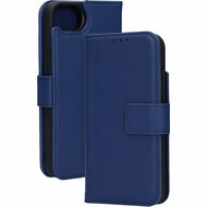 Mobiparts leren 2 in 1 Wallet iPhone 16e hoesje blauw