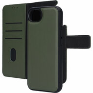 Mobiparts leren 2 in 1 Wallet iPhone 16e hoesje groen