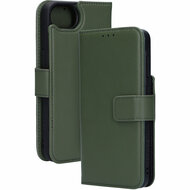 Mobiparts leren 2 in 1 Wallet iPhone 16e hoesje groen