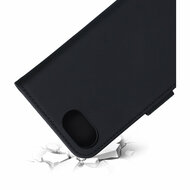 Mobiparts leren Wallet iPhone 16e hoesje zwart