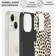 Burga Tough iPhone 15 hoesje almond latte MagSafe