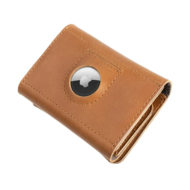 Fixed Tripple AirTag wallet hoesje bruin