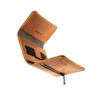 Fixed Tripple AirTag wallet hoesje bruin