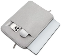 TechProtection Nylon MacBook 15 / 16 inch sleeve grijs