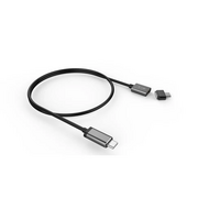 LMP magnetische USB-C adapter met kabel grijs