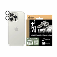 PanzerGlass SAFE iPhone 16 Pro / 16 Pro Max glazen camerabeschermer zilver