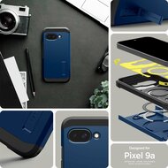 Spigen Tough Armor Pixel 9A hoesje blauw