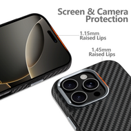 TechProtection Carbon iPhone 16e 2025 hoesje zwart