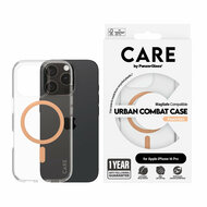 PanzerGlass CARE Urban Combat iPhone 16 Pro hoesje oranje