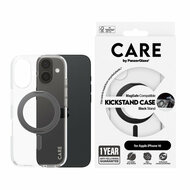 PanzerGlass CARE met kickstand iPhone 16 hoesje zwart