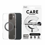 PanzerGlass CARE met kickstand iPhone 16 Plus hoesje zwart