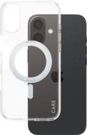 PanzerGlass CARE met kickstand iPhone 16 hoesje zilver