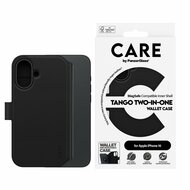 PanzerGlass CARE 2 in 1 Wallet iPhone 16 hoesje zwart