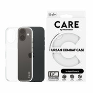 PanzerGlass CARE Urban Combat iPhone 16 hoesje doorzichtig