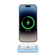 Twelve South HiRise 2 deluxe 2 in 1 MagSafe oplader blauw