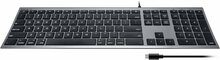 Macally UCACEKEY bedraad aluminium USB-C toetsenbord grijs