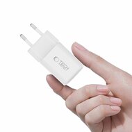 TechProtection 33 watt USB-C en USB-A oplader wit
