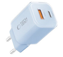 TechProtection 33 watt USB-C en USB-A oplader blauw