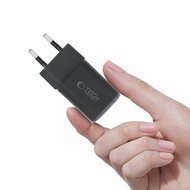 TechProtection 33 watt USB-C en USB-A oplader roze