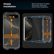 TechProtection Quick iPhone 16e / 14 / 13 / 13 Pro glazen screenprotector 2 pack