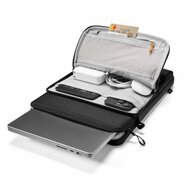 TechProtection Defender XD MacBook 13 / 14 inch sleeve laptop tas zwart