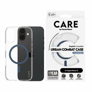 PanzerGlass CARE Urban Combat MagSafe iPhone 16 hoesje blauw
