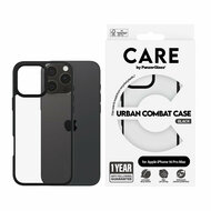 PanzerGlass CARE Urban Combat iPhone 16 Pro Max hoesje zwart doorzichtig
