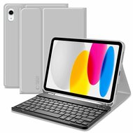 TechProtection KeyBoard iPad 2025 11 inch / 2022 10,9 inch toetsenbordhoesje grijs