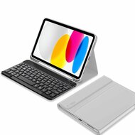 TechProtection KeyBoard iPad 2025 11 inch / 2022 10,9 inch toetsenbordhoesje grijs