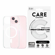 PanzerGlass CARE Urban Combat MagSafe iPhone 15 hoesje transparant