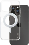PanzerGlass CARE met kickstand MagSafe iPhone 15 Pro Max hoesje zilver