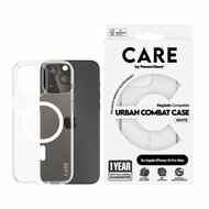 PanzerGlass CARE Urban Combat MagSafe iPhone 15 Pro Max hoesje wit
