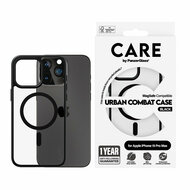 PanzerGlass CARE Urban Combat MagSafe iPhone 15 Pro Max hoesje zwart
