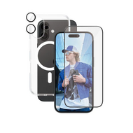 PanzerGlass CARE 3 in 1 iPhone 16 Urban Combat bundel hoesje screen en camera protector
