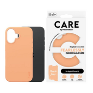 PanzerGlass CARE MagSafe iPhone 16 hoesje oranje